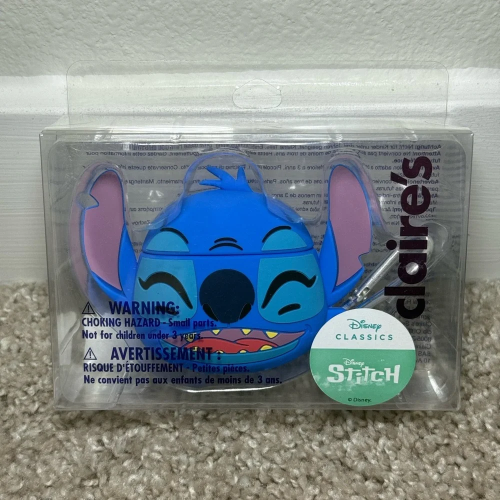 Disney Stitch Earbud Case Cover - Compatible with Apple AirPods®